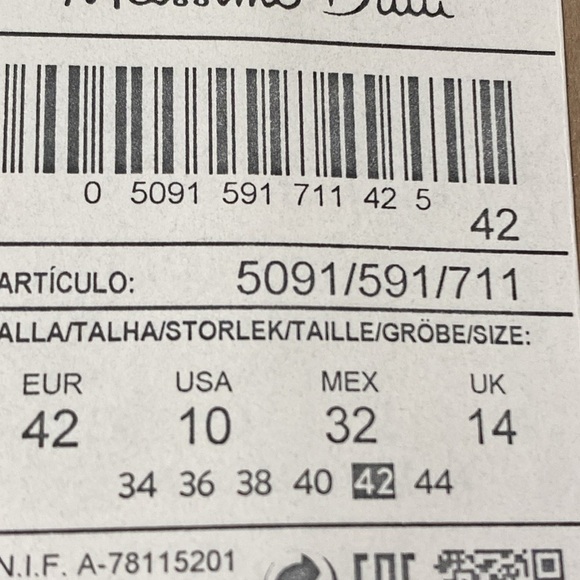 NWT. Massimo Dutti Linen Blend Straight Fit Cargo Pants. Size 10. - Picture 9 of 12